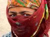 Tajik Woman with Red Scarf